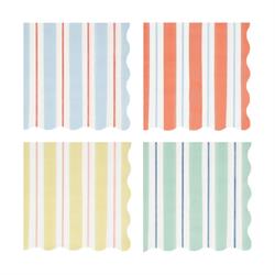 Meri Meri - Çizgili Peçeteler - L - 16 Adet