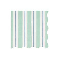 Meri Meri - Çizgili Peçeteler - L - 16 Adet