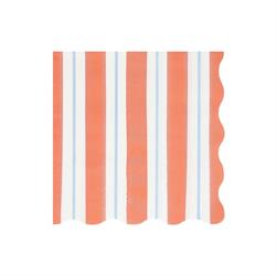 Meri Meri - Çizgili Peçeteler - L - 16 Adet