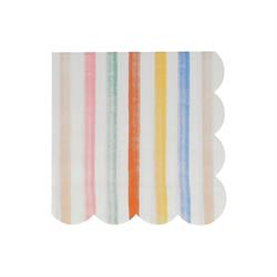 Meri Meri - Colourful Pattern Large Napkins - Renkli Desenler Peçeteler - L - 16Lı