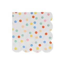 Meri Meri - Colourful Pattern Large Napkins - Renkli Desenler Peçeteler - L - 16Lı