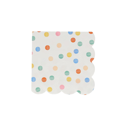 Meri Meri - Colourful Pattern Small Napkins - Renkli Desenler Peçeteler - S - 16Lı