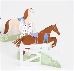 Meri Meri - Concertina Horse Card - Atlar Tebrik Kartı