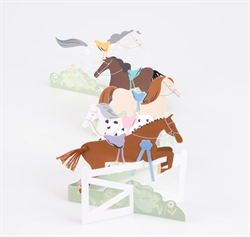 Meri Meri - Concertina Horse Card - Atlar Tebrik Kartı