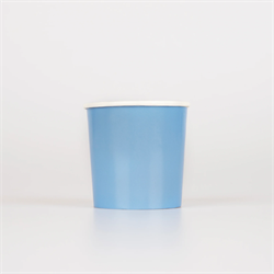 Meri Meri - Cornflower Blue Cups - Peygamber Çiçeği Mavisi Bardaklar (X8)