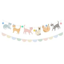 Meri Meri - Cute Kittens Garland - Yavru Kediler Asılan Süs