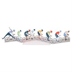 Meri Meri - Cycling Birthday Card - Bisiklet Tebrik Kartı