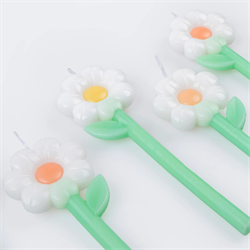 Meri Meri - Daisy Candles - Papatya Mumlar (x6)