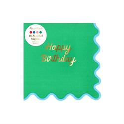 Meri Meri - Dalgalı Kenarlı Peçete - L - 16 Adet