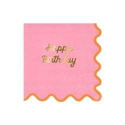 Meri Meri - Dalgalı Kenarlı Peçete - L - 16 Adet