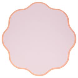 Meri Meri - Dalgalı Yuvarlak Pastel Servis Matı - 12 Adet