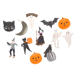 Meri Meri - Die-Cut Halloween Sticker - 25 Adet