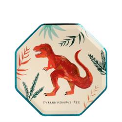 Meri Meri - Dinosaur Plates - Dinozor Tabak
