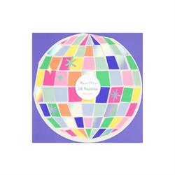 Meri Meri - Disco Topu Peçete - 16 Adet