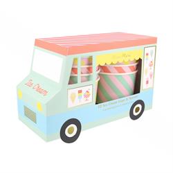 Meri Meri - Dondurma Kap ve Kaşıkları - 8 Adet