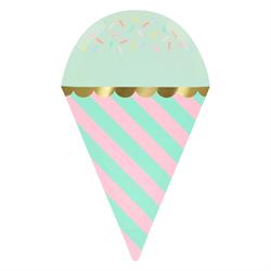 Meri Meri - Dondurma Tabak - 8 Adet