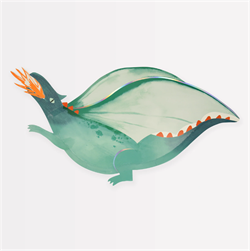 Meri Meri - Dragon Platter - Dragon Servis Tabakları (X4)