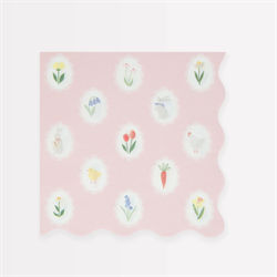 Meri Meri - Easter Cameo Peçeteler -L- 16 Adet