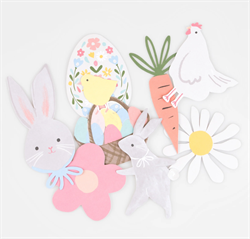 Meri Meri - Easter Şekilli Stickerlar