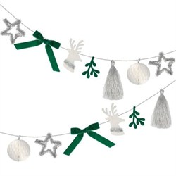 Meri Meri - Elegant Christmas Garland - Yeni Yıl Asılan Süs