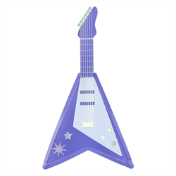 Meri Meri - Elektro Gitar Tabaklar - 8 Adet