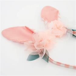Meri Meri - Embellished Floral Bunny Headband - Çiçekli Tavşan Taç