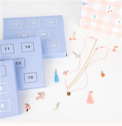 Meri Meri - Enamel Charm Necklace Advent Calendar - Kolye Advent Calendar