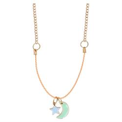 Meri Meri - Enamel Moon & Sun Necklace - Ay & Güneş Kolye