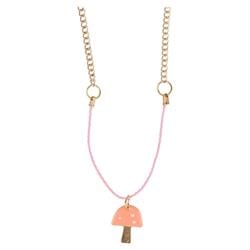 Meri Meri - Enamel Mushroom Necklace - Mantar Kolye