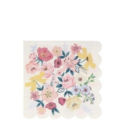 Meri Meri - English Garden Napkins - English Garden Peçete - L - 16Lı