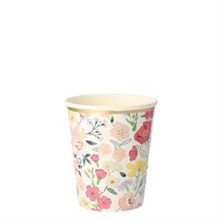 Meri Meri - English Garden Party Cups - English Garden Bardak - 8Li