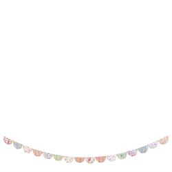 Meri Meri - English Garden Scallop Garland - English Garden Yarım Ay Asılan Süs