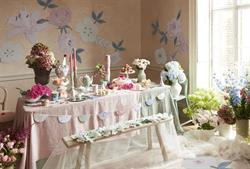 Meri Meri - English Garden Scallop Garland - English Garden Yarım Ay Asılan Süs