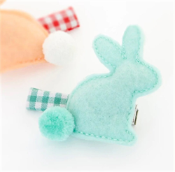 Meri Meri - Felt Bunny Hair Clips - Tavşan Tokalar