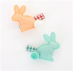 Meri Meri - Felt Bunny Hair Clips - Tavşan Tokalar