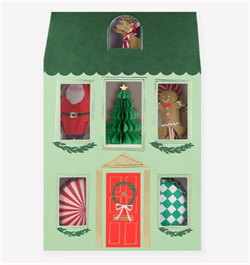 Meri Meri - Festive House Cupcake Kit - Yeni Yıl Evi Cupcake Kit (24Lü)
