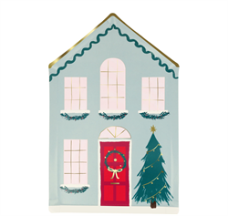 Meri Meri - Festive House Plates - Kutlama Evi Tabak (8li)