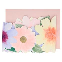 Meri Meri - Floral Concertian Card - Çiçekli Tebrik Kartı