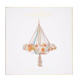 Meri Meri - Floral Fabric Chandelier - Çiçekli Süs Avize