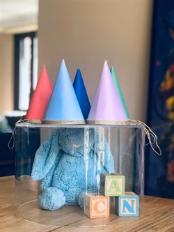 Meri Meri - Floral Scallop Fabric Garland - Çiçekli Yarım Ay Asılan Süs