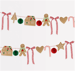Meri Meri - Gingerbread Garland - Zencefilli Kurabiye Asılan Süs