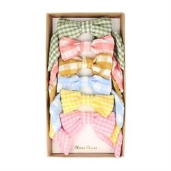 Meri Meri - Gingham Hair Bows - Pötikareli Saç Aksesuarı