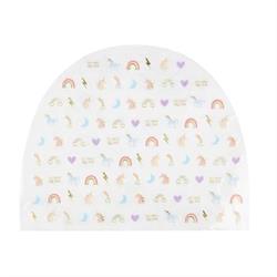 Meri Meri - Gökkuşağı Unicorn Sticker - 200 Adet