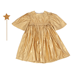 Meri Meri - Gold Angel Dress Age 3-4 - Altın Melek Elbise 3-4 Yaş