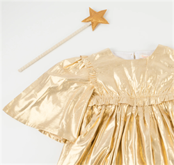 Meri Meri - Gold Angel Dress Age 5-6 - Altın Melek Elbise 5-6 Yaş