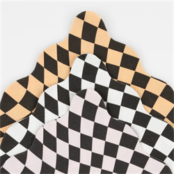 Meri Meri - Halloween Checker Large Napkins - Cadılar Bayramı Damalı Peçeteler (L) (16Lı)