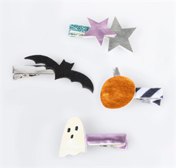 Meri Meri - Halloween Icons Hair Clips - Cadılar Bayramı Tokalar (8Li)