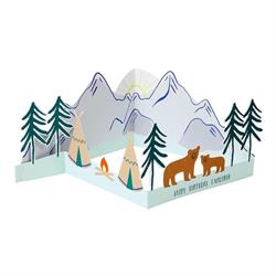 Meri Meri - Happy Birthday Explorer Tebrik Kartı