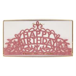 Meri Meri - Happy Birthday Tiaras - Happy Birthday Taç - 8Li