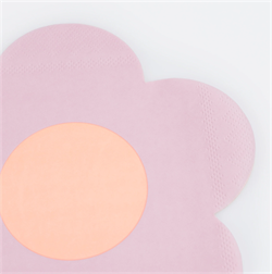 Meri Meri - Happy Face Icons Diecut Napkins - Mutlu Yüz Semboller Peçeteler (X16)